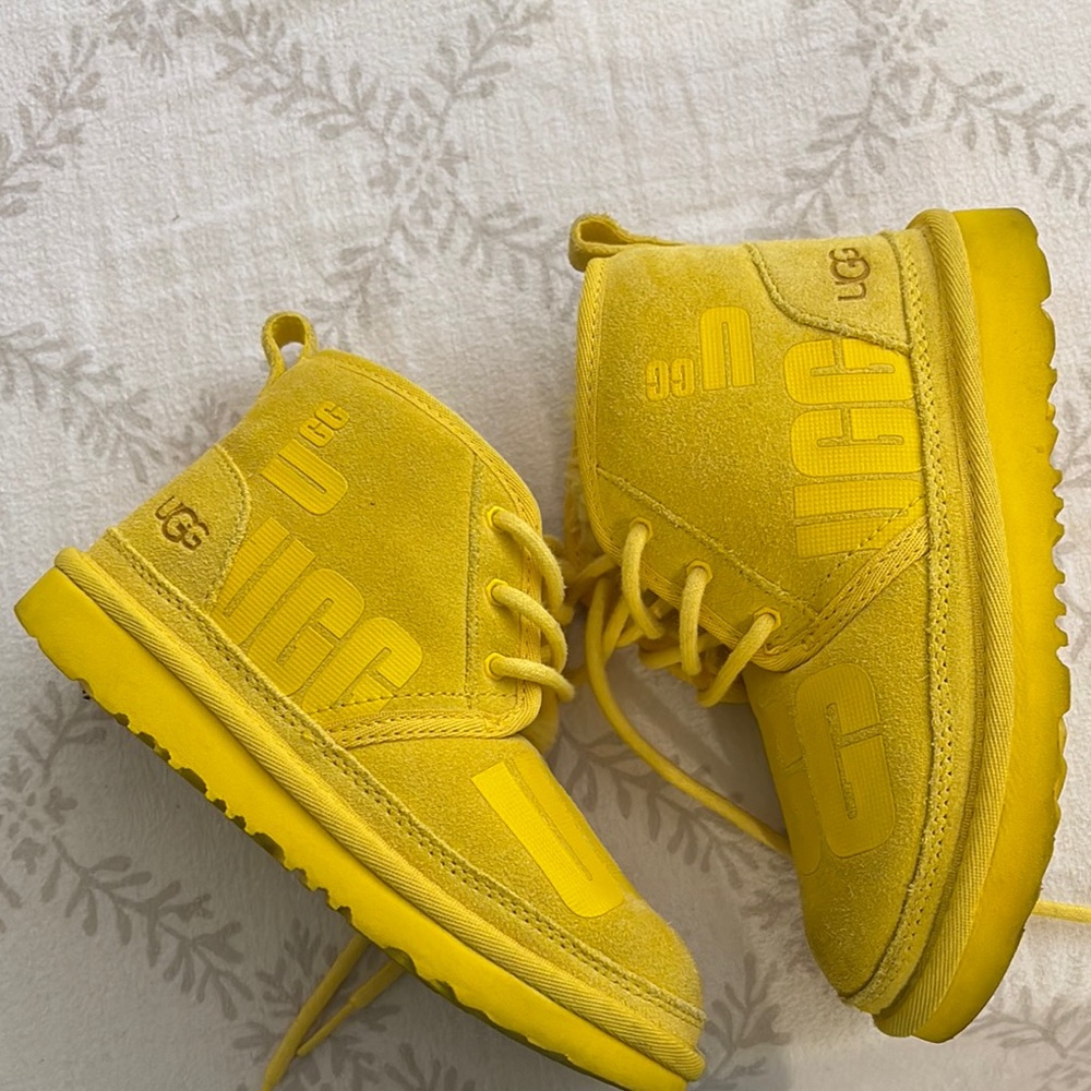 UGG Kids Yellow Boots